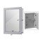 MDF and Glass Wall Mounted Bathroom Cabinet with Mirror and Adjustable Shelves
